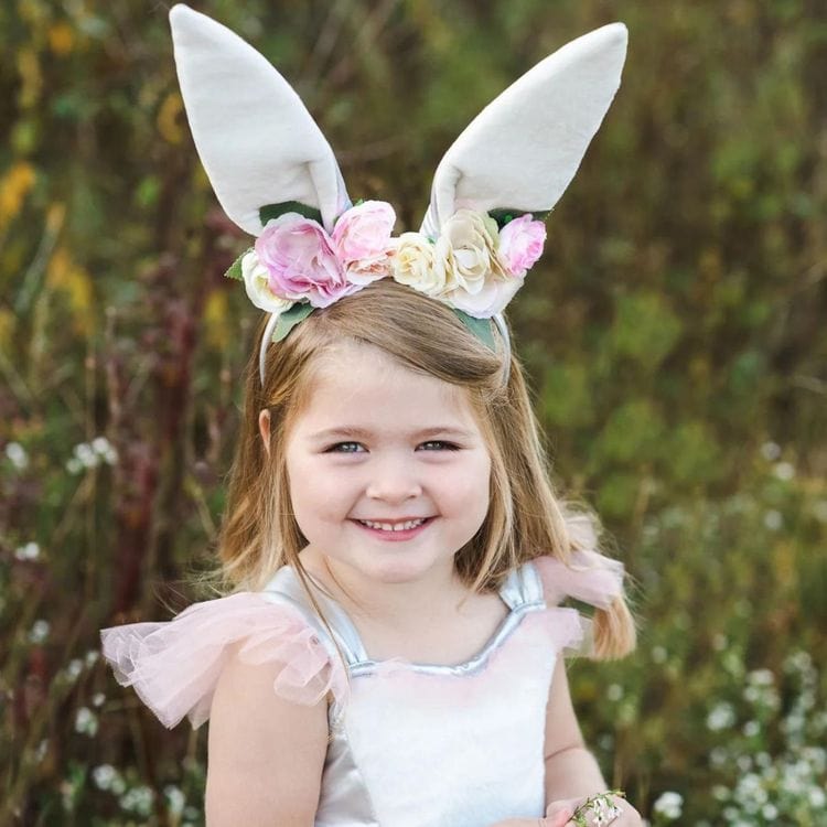 Woodland Bunny Dress & Headpiece - Size 5-6 Years